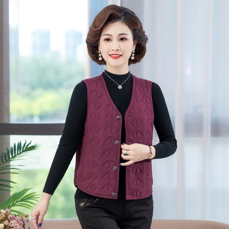 Autumn and Winter Vest German Velvet Silk Cotton Vest Old Warm Inner Wear Vest