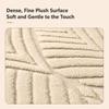 Bathroom Mat with Non-Slip PVC Backing, Absorbent Jacquard Plush Bath Rug, Machine Washable, 4 Size Options