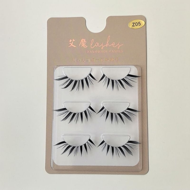 Aimo - Set von 3 : Falsche Wimpern ( Verschiedene Designs )