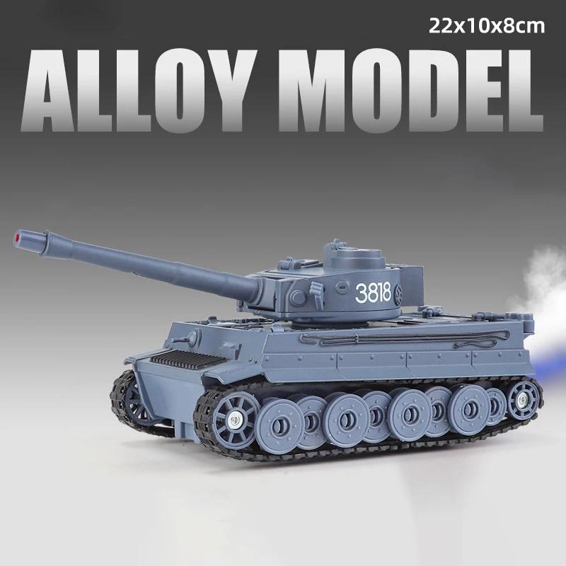 1:32 Tiger Tank Type ZTZ-99 Model Toy Car Alloy Diecast Rotatable Turret Vehicles Sound Light Models Toys Gift for Children
