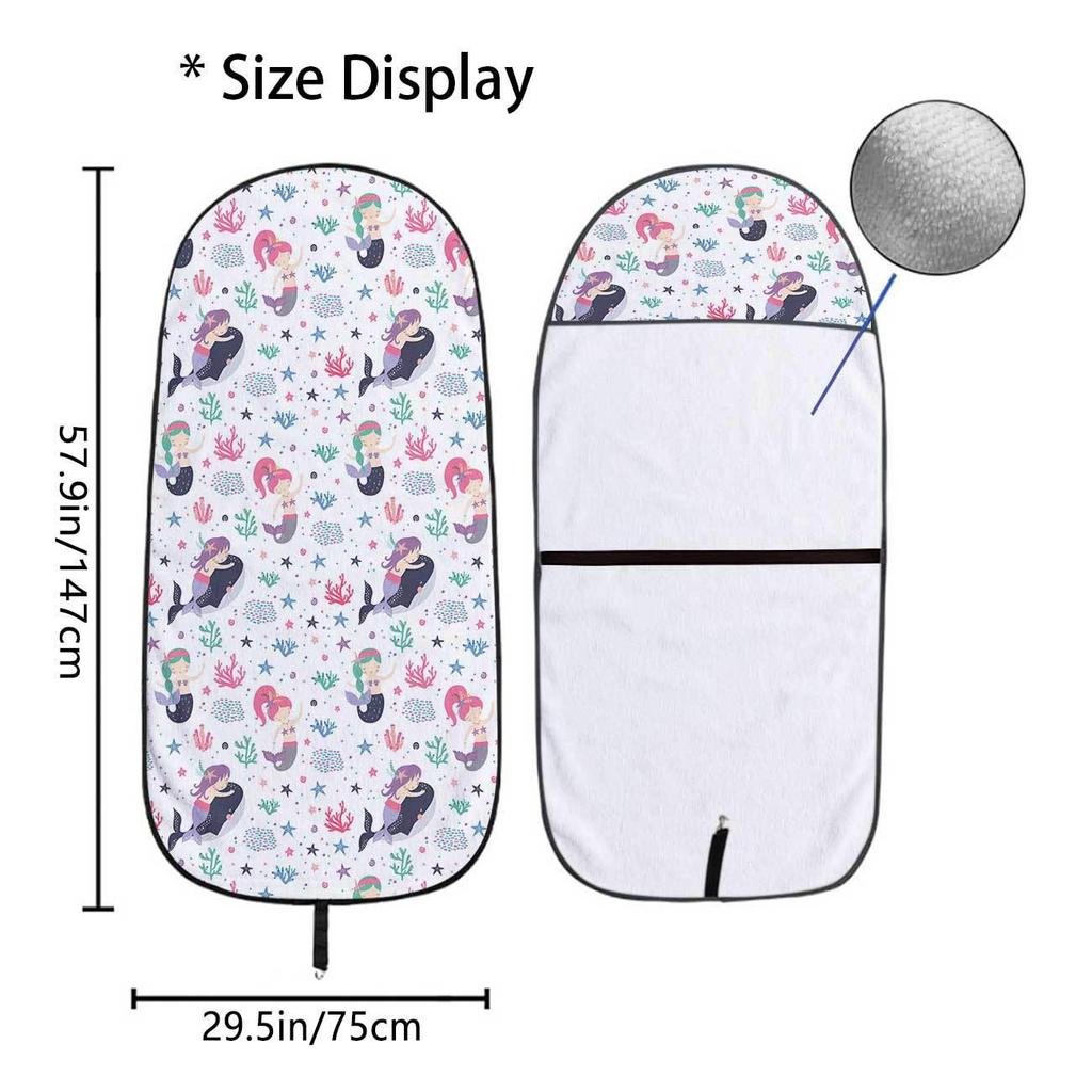 Universal Car Seat Towel Cover - All-Season Protector for Gym & Workout, Fits Front Seats
