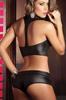 Merry See Leather Look Fantasy Bottom and Top Set