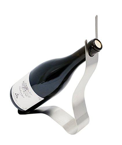 

GAKURYO Stainless Steel Wave Wine Holder (Free Eco Bag Included)