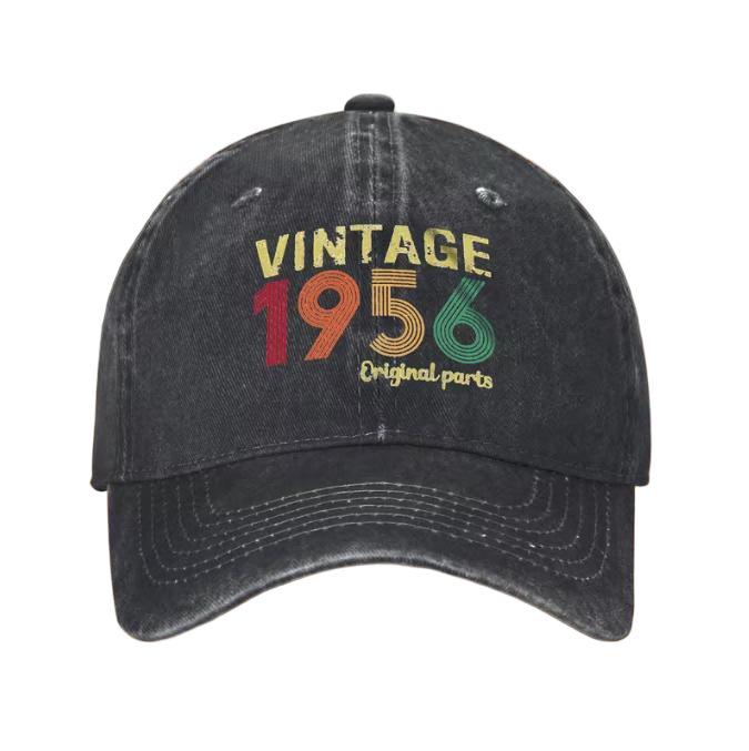 Vintage 1976-1996 Bedrukte Gewassen Katoenen Baseballpet