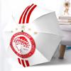 Olympiacos F.C Fashionable Automatic Opening/Closing Folding Umbrella. Portable and Foldable, Ideal for Gift, Travel, and Daily Use.