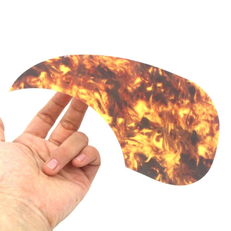 Guitar Pickguard Scratch Plate Self-Adhesive Pickguard Sticker Guard Plate Replacements for Cool Acoustic Guitar Parts