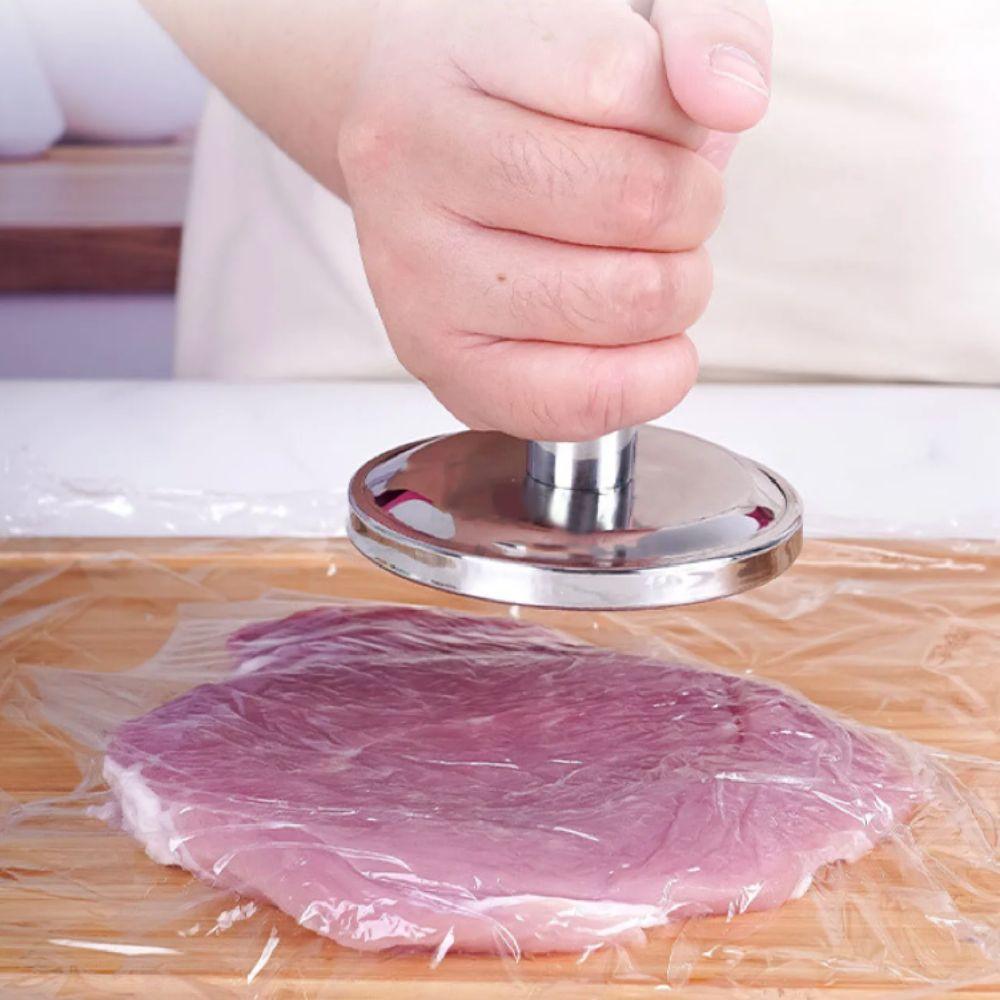 Food Grade Stainless Steel Meat Tenderizer Weighted Meat Loosening Hammer Meat Flattener Nuts
