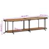 TV Stand 160x42x40 Cm Solid Acacia Wood