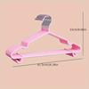 10Pcs Hooked Clothes Rack, Solid Household Clothes Hanger, Anti Slip and Traceless, Student Dormitory Clothes Drying Hanger