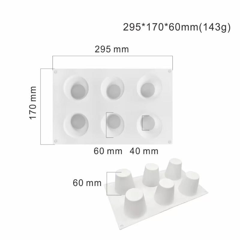 3D Sphere Silicone Mold For Mousse Cake Baking Ball Shape French Dessert Chocolate Truffle Pastry Tools Kitchen Accessories