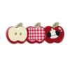 2Pcs Girl Hairpin Plaid Design Childlike Fruit Shape Acrylic Hair Clips Side Bang Hair Pin New Year Hair Accessories