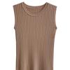 2026 Spring Women's Slim Fit Solid Color Knit Sleeveless Sweater Vest