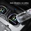 ARC1 2Pcs Car Water Cup Mat Auto Interior Storage Pad For Honda Civic Accord Crosstour Spirior Odyssey Avancier UR-V Sienna Elysion