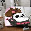 Warner Bros. Works (14) Customize Text Blanket Multi-purpose Personalized Blanket Durable Comfort Great for Chair Bedding Sofa Living Room