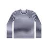 COMME des GARCONS PLAY Langarm-T-Shirt mit kleinem Logo und Streifen 'Blau Weiß Herren AZ-T210-051-1'