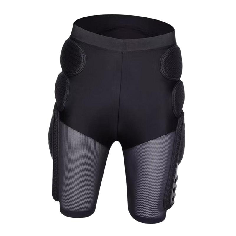 Mehrschichtige Hüftschutz-Polsterhose Elastischer Bund Motorrad-Schutzhose für Downhill-Sportarten