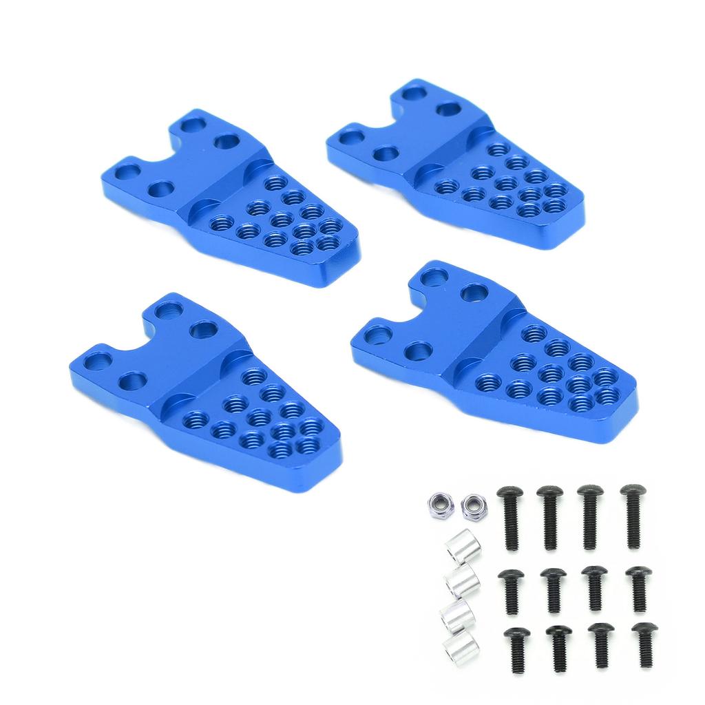 4pcs RC Mount Aluminum Alloy Durable Sturdy Replaceable Adjustment Accessories for 110 18