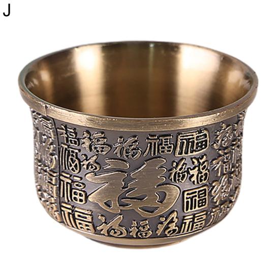 

Чашка Yousheng Teacup противоскользящая компактного размера из цинкового сплава с эстетическим рельефным узором для ликера для банкета J