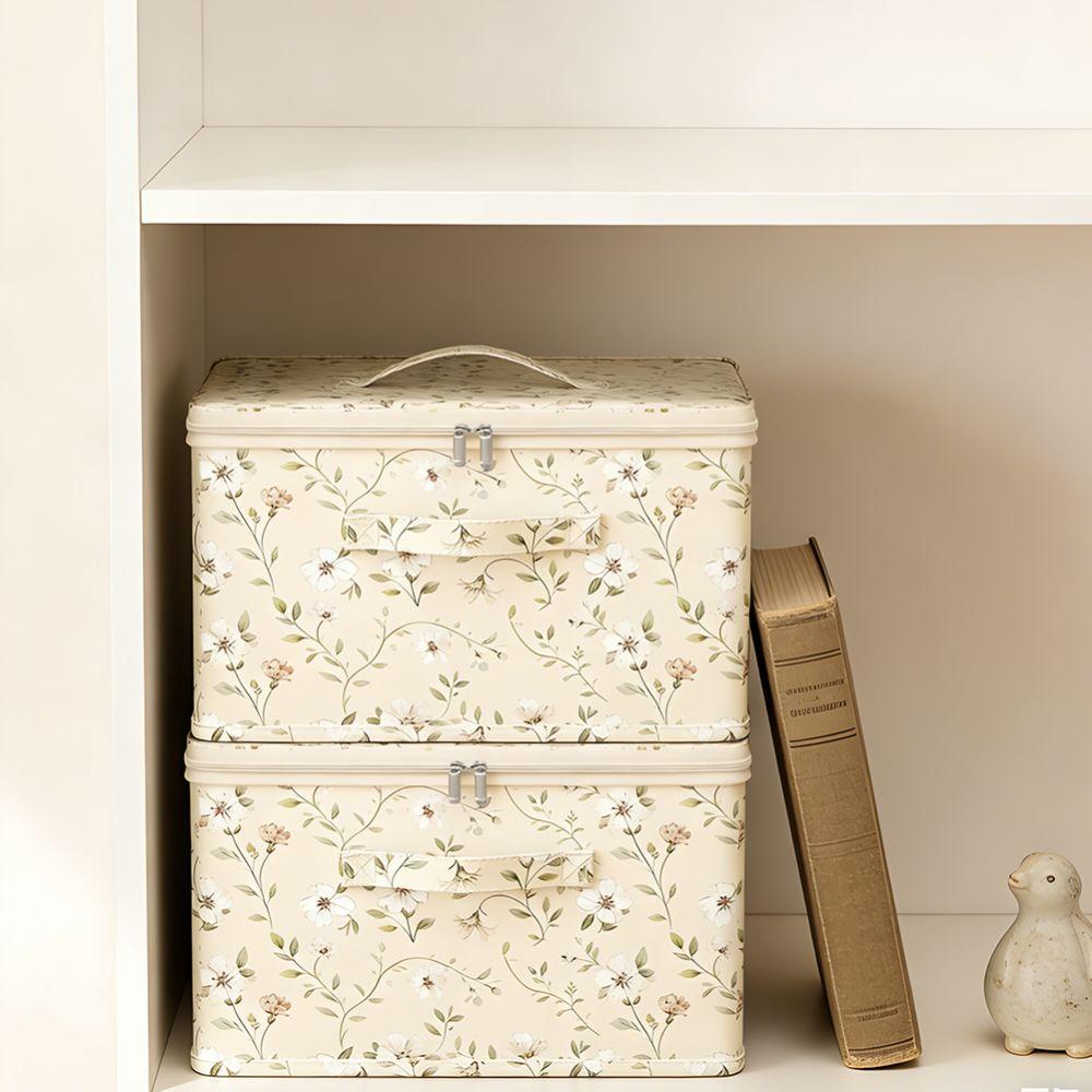 Washable Wardrobe Storage Bins Foldable Toy Storage Box Clothes Quilt Storage Box  for Home