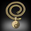 New Men's Hip Hop Cross-Border Trend Tai Chi Diamond Miami Cuban Necklace, Fashion Accessories