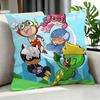 Cartoon HHappy Heroes Cushion Cover Cushion Cover Set Pcs X X X Pillowcase Decorative Sofa Home Decor