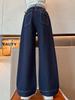 Girls' 2025 Spring/Autumn Fashion Wide-Leg Jeans – Casual and Versatile for Kids