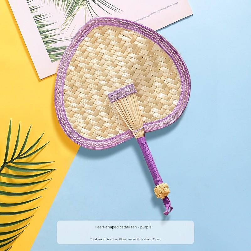 Summer Portable Large Palm Leaf Fan, Traditional Style for Children and Babies, Summer Cooling Hand Fan, Small Banana Leaf Fan