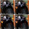 1PC Motorcycle Turn Signal Lights Flowing Turn Signal Lights LED Turn Signal Warning Indicators Blinker Amber Light Scooter