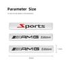 3D Metal Car Logo Badge Fender Trunk Emblem Accessories For Mercedes Benz AMG W206 W204 W205 W212 W213 W221 W222 W223 W251