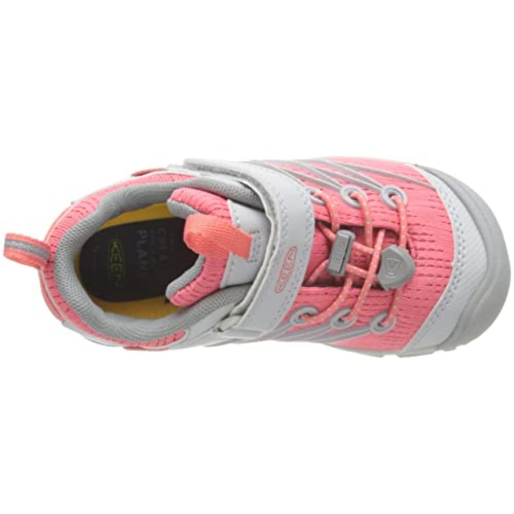 KEEN Kids' Chandler CNX Sneakers (Sizes 20.0-23.5cm), Lightweight, School and Athletic Shoes for Boys and Girls, Drizzle/Dubarry, Size 21.0cm