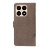 For Honor 400 5G (Global) Stand Case Leaf Shape Magnetic Clasp Leather Phone Cover with Hand Strap