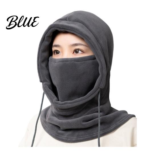 Cold Weather Gear Accessories Headgear Men Fall Hat Women Hooded Scarf Winter Riding Solid Color