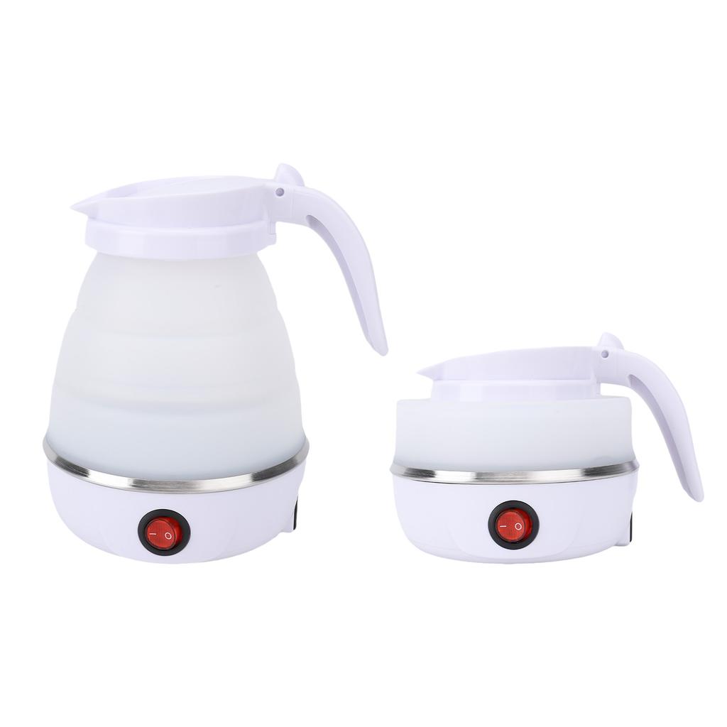 Travel Electric Kettle 600W Foldable Electric Kettle 600ml Portable Efficient 6 Min Fast Boiled  for Travel Camping Home Use
