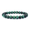 Natural Green Tigers Eye Stretch Bracelet Women Men Geometric Beaded Wristband Sweet Style Jewelry