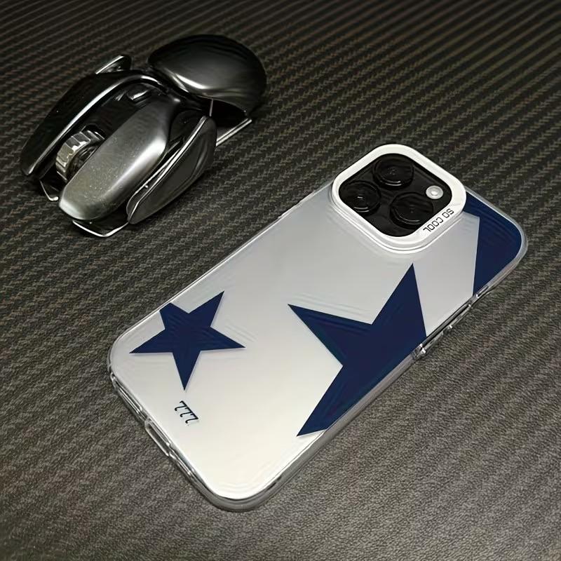 Blue Phone Case for Xiaomi Redmi Note 7 8 9 9S 10 11 12 13 14 15 Pro Plus 4G 5G Anti Fall Matte Back Cover Pentagram 777