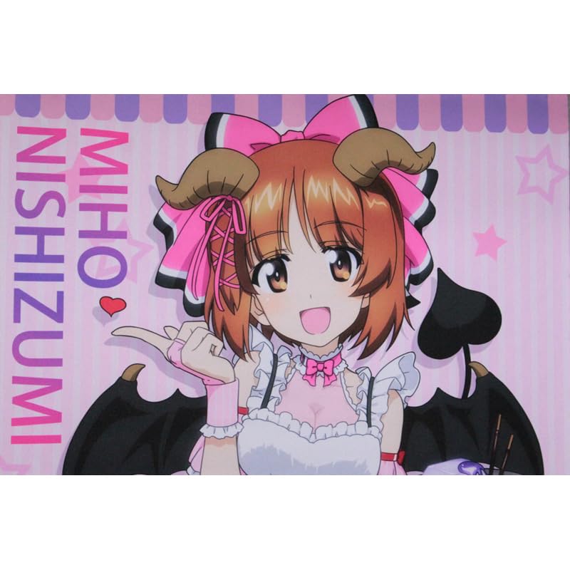 Girls Panzer Final Chapter Nishizumi Miho Original B2 Tapestry Little Devil Waitress &