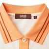 [Collar Contrast Letter Logo] Spring and Summer Comfortable Women's Solid Color Short Sleeved Polo Shirt