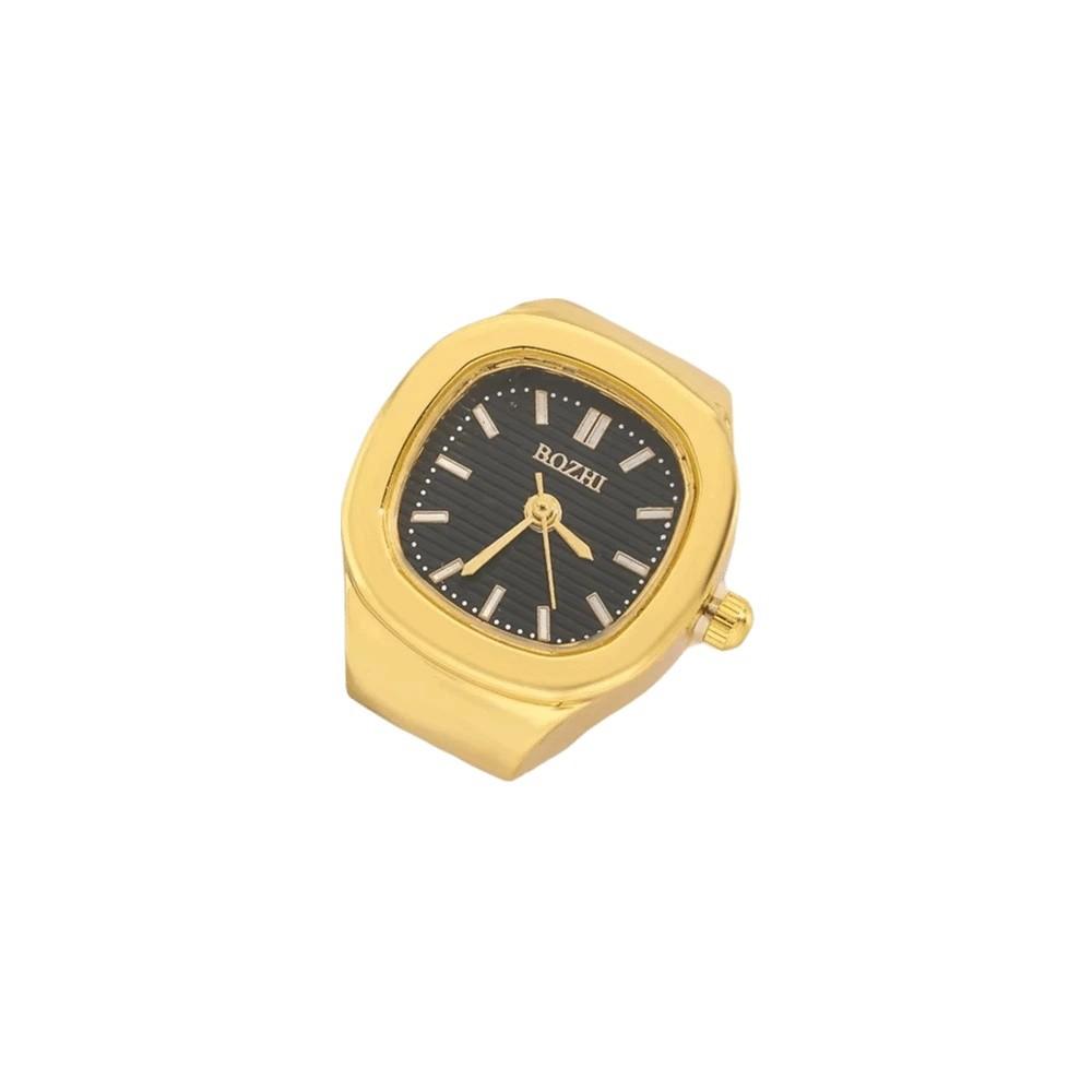Punk Rings Jewelry Clock Vintage Finger Watch Ring Hip Hop Roman Quartz Watch  Women
