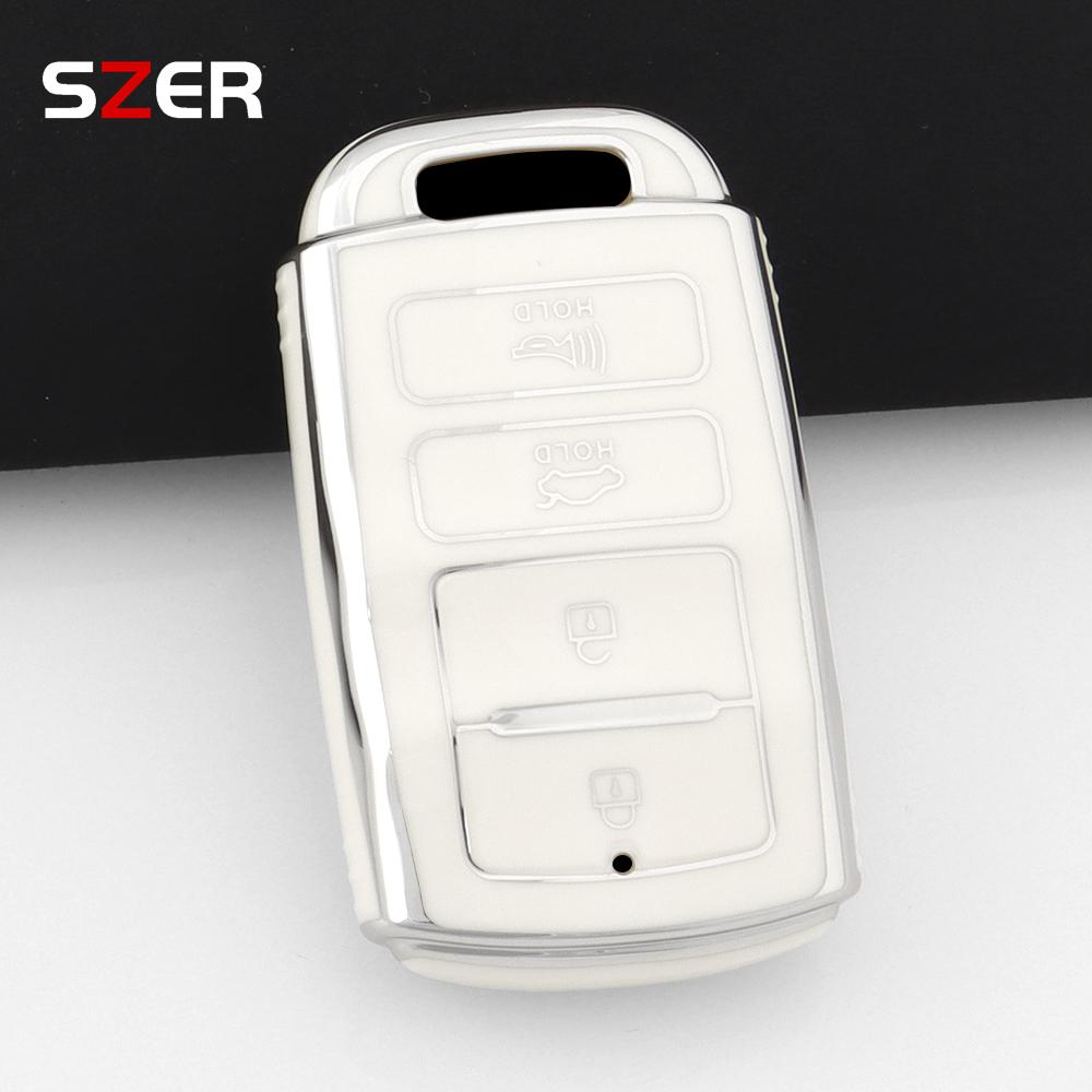 Tpu Car Remote Key Case Cover Shell Fob For Kia Cadenza K7 K-04 Series K9 Sorento K900 Protector Keychain Bag Auto Accessories