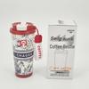 Lily of the Valley Double-Wall Thermos Cup with Straw - Student & Car Friendly