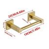 1 Pcs New Black Square 304 Stainless Steel Toilet Paper Holder Bathroom Toilet Paper Holder Sanitary Ware Hardware Hanging Parts