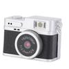 Small Keychain Camera 1080P 2MP 0.96in Color Screen 32GB Memory Card Retro Digital Camera with 4 Filters and LED Flash
