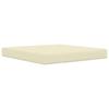 Outdoor Sofa Cushions 2 Pcs Cream Polyester