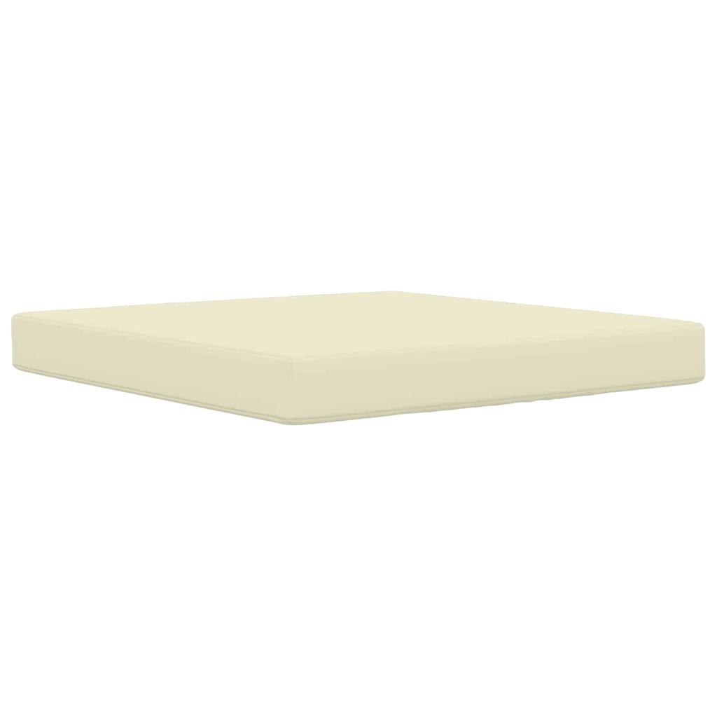 Outdoor Sofa Cushions 2 Pcs Cream Polyester