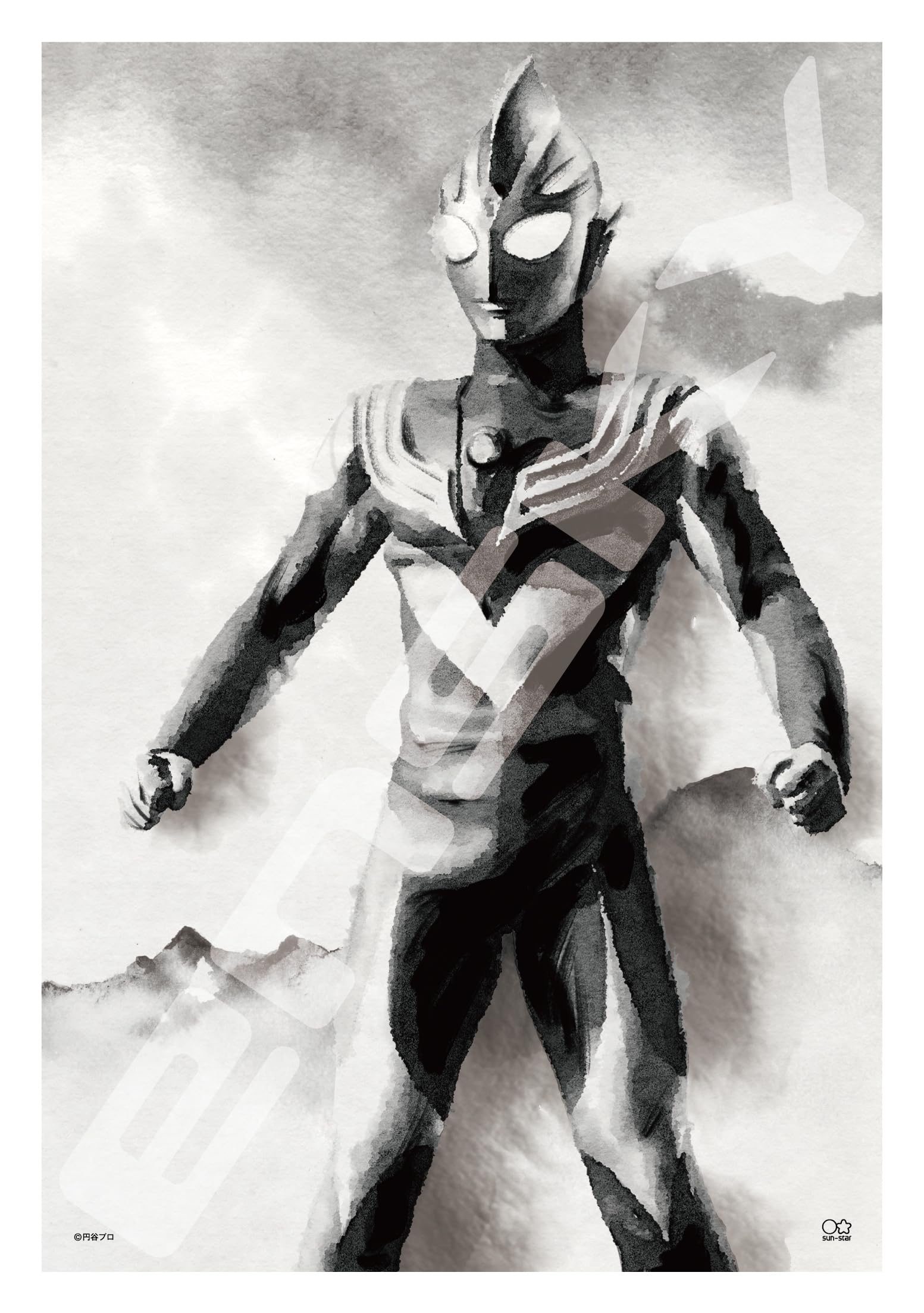 

ENSKY Пазл Ультрамен Живопись тушью 26 x 38 см 300 деталей «Ультрамен Тига» 300-1795