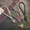 Luxuriöse Handy-Kristall-Handschlaufe Glitzer Strass Handy-Lanyard Schlüsselanhänger Hängendes Anti-Verlust-Seil