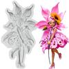 Flower Fairy Silicone Mold Sunflower Fondant Molds Cake Decorating Tools Cupcake Topper Candy Resin Clay Chocolate Gumpaste Mold