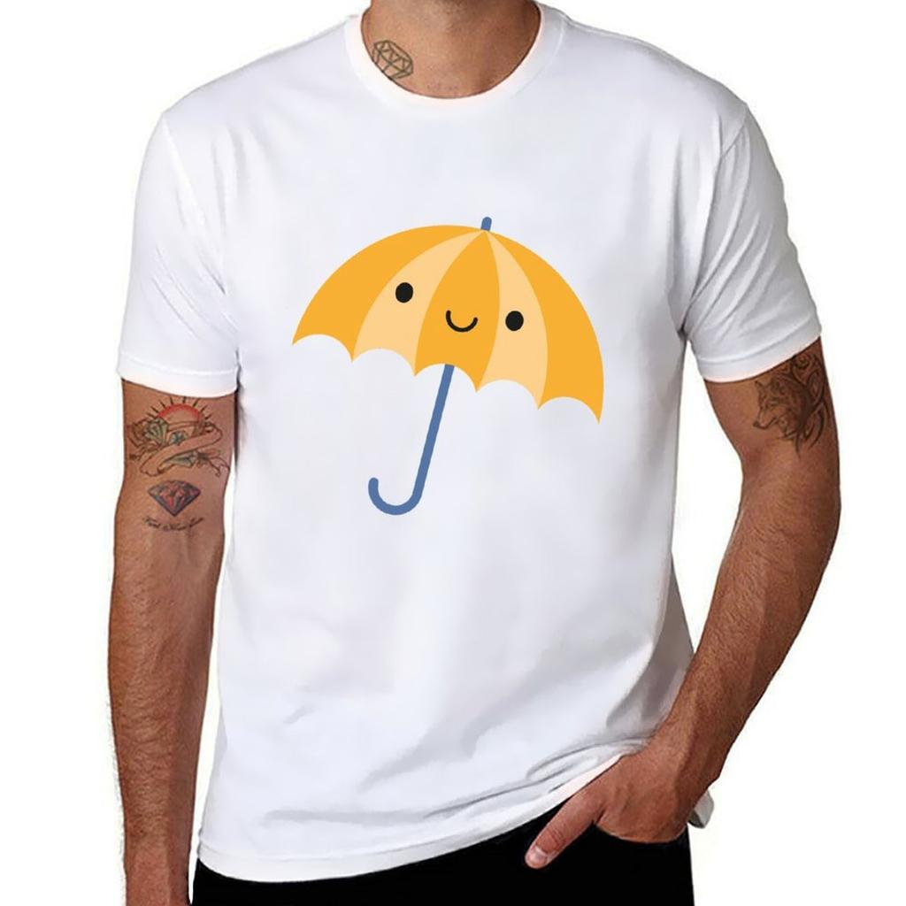 Rainy Day Kawaii Umbrellas Tshirt Mechanic Work Tee Shirt