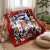 Naruto Printed Flannel Blanket Skin Friendly Warm Decorative Throw for Indoor Couch Bed Daily Use