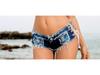 2024 Summer Women's European & American Low-Waist Denim Shorts - Sexy Nightclub Style